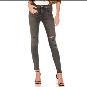 Agolde Sophie Skinny Jeans In Silence